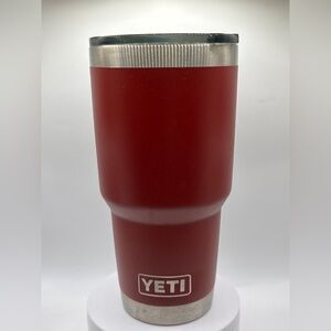 YETI Insulated Tumbler | 30 oz Red Stainless Steel Travel Cup w/ Lid